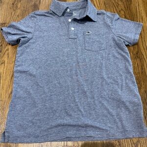 Vineyard Vines Heather Gray/Blue Polo Shirt